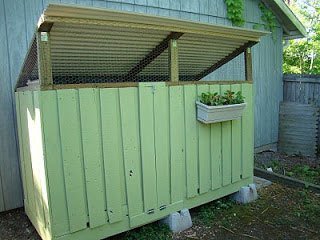 21 Pallet Chicken Coop Ideas for a Budget-Friendly Build 10 Sage Green Raised Lean To Design