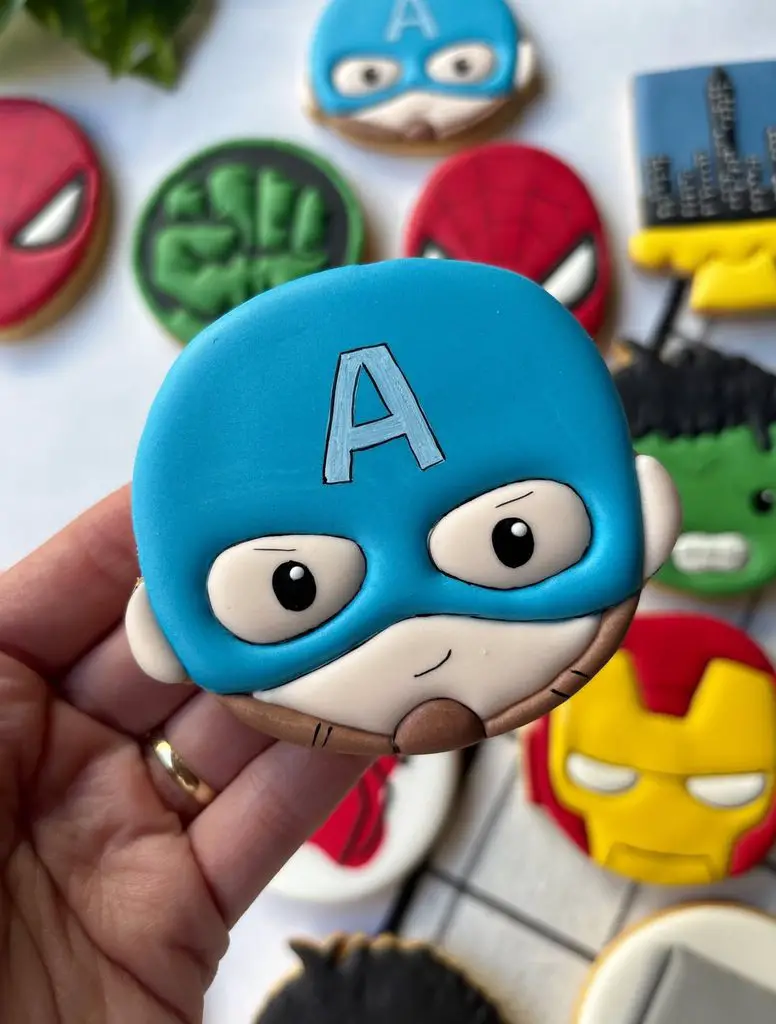 65+ Superhero-Themed Cookies for an Action-Packed Party 15 65+ Superhero-Themed Cookies for an Action-Packed Party 15