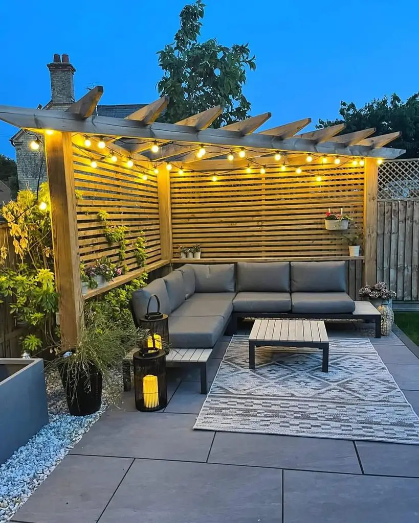 21 Corner Gazebo Ideas to Create a Cozy Backyard Retreat 7