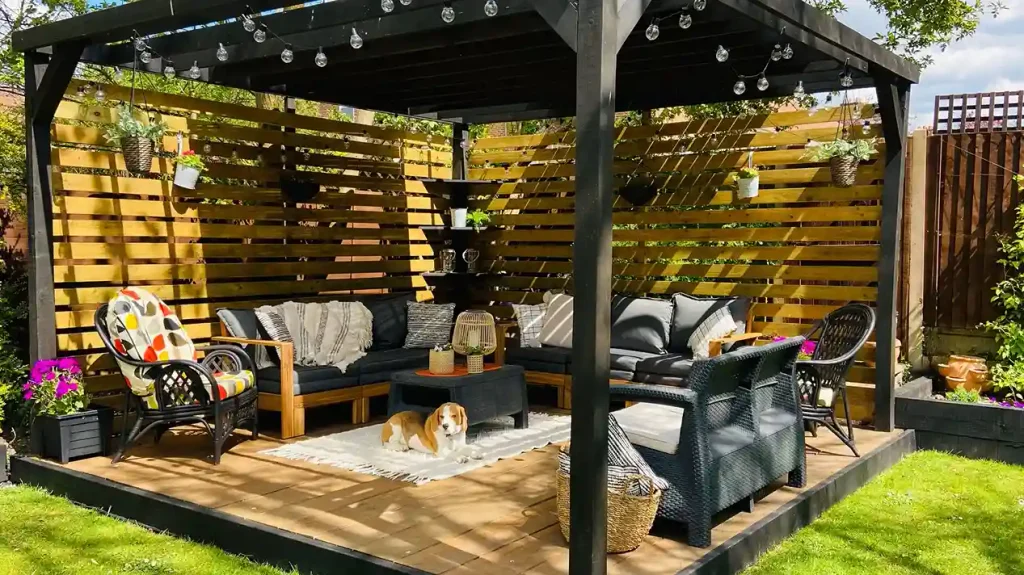 21 Corner Gazebo Ideas to Create a Cozy Backyard Retreat 2