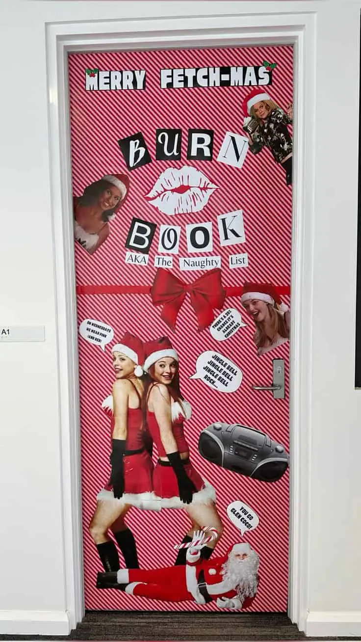 29+ Christmas Classroom Door Ideas That Are Easy & Cute 10 Burn Book