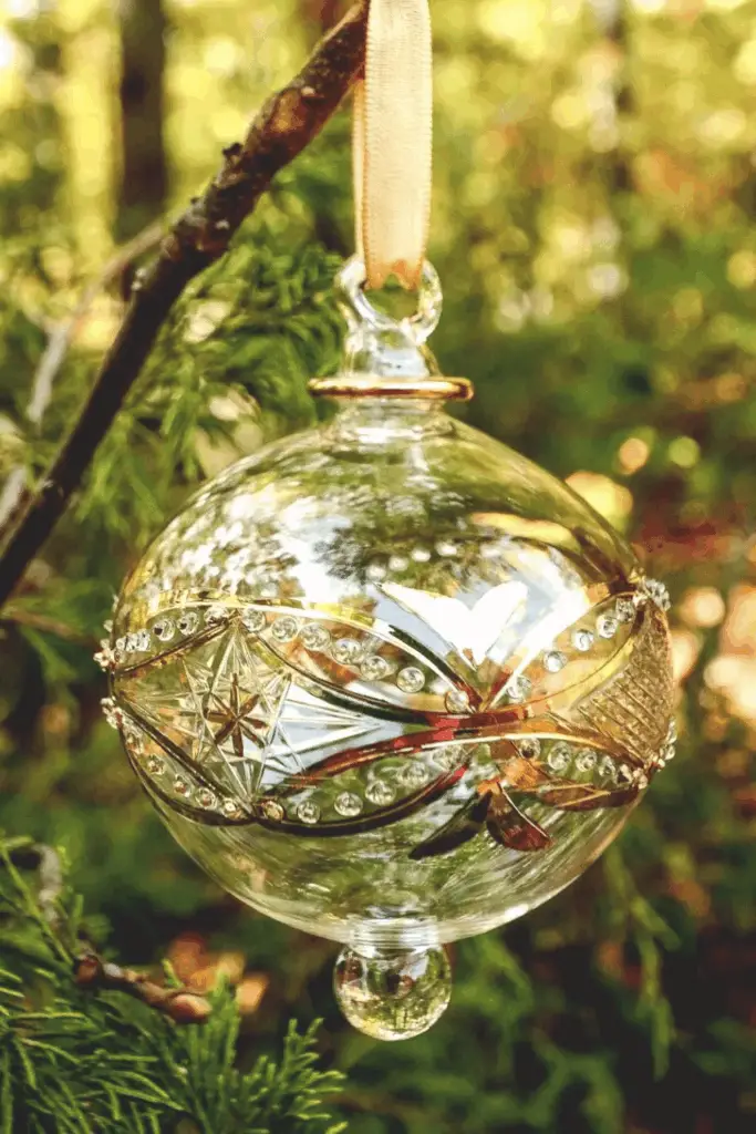 Intricate Cut Glass Ornament