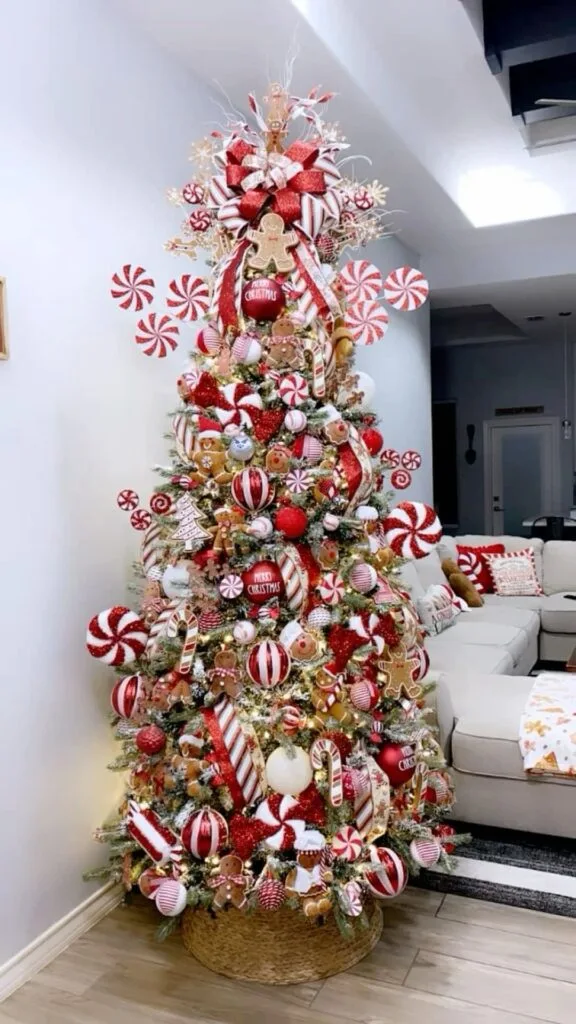 Candy Cane and Peppermint Extravaganza Tree