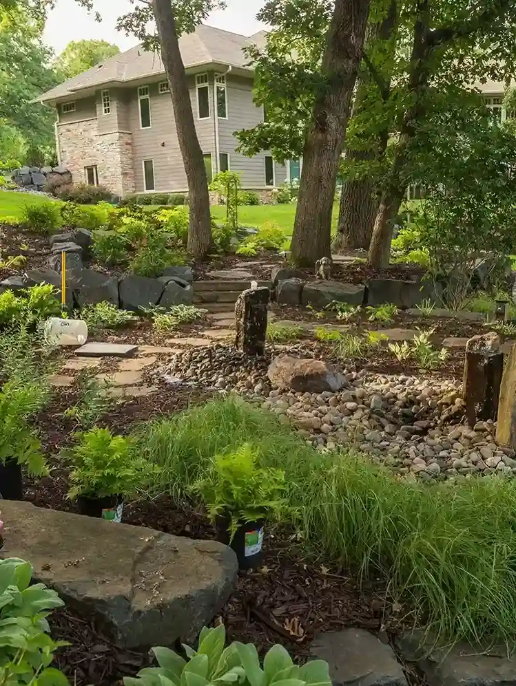 21 Boulders Landscaping Ideas for a Stunning Yard 9 Woodland Water Feature Garden