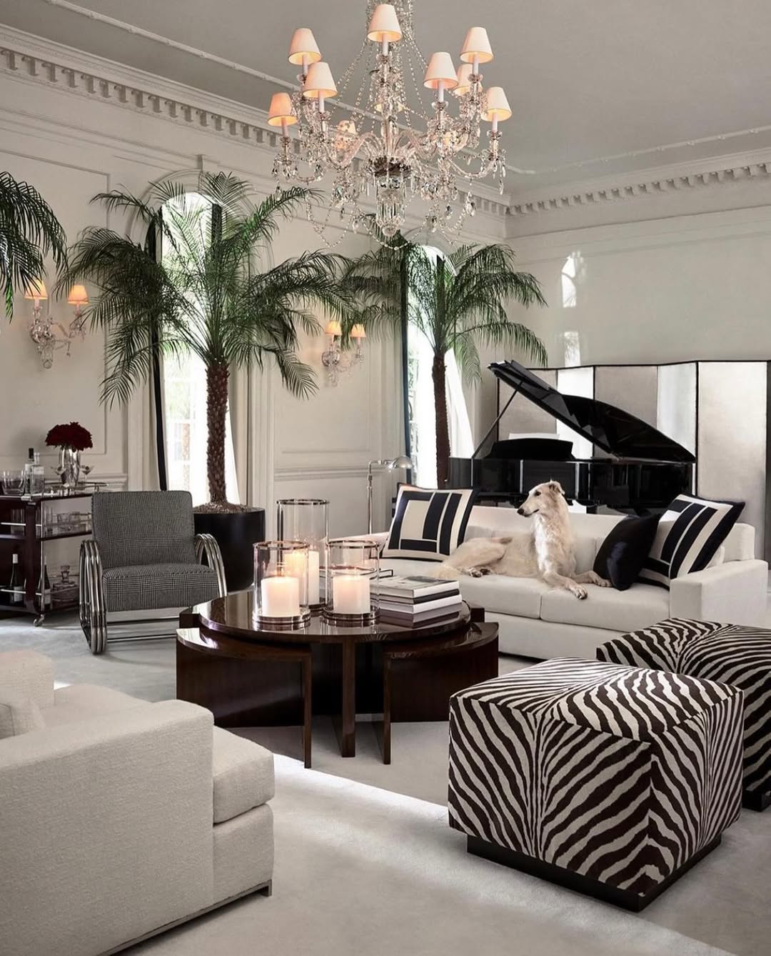 25+ Ralph Lauren Living Room Ideas 2 High Contrast Safari Grandeur