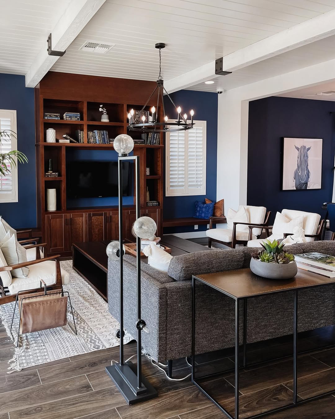 25+ Ralph Lauren Living Room Ideas 20 Deep Navy Equestrian Den